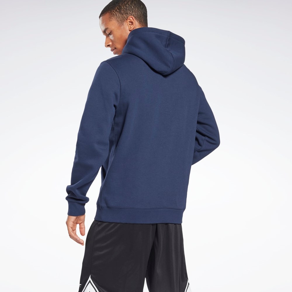 Reebok Reebok Identity Fleece Hoodie Vector Navy | GR1660