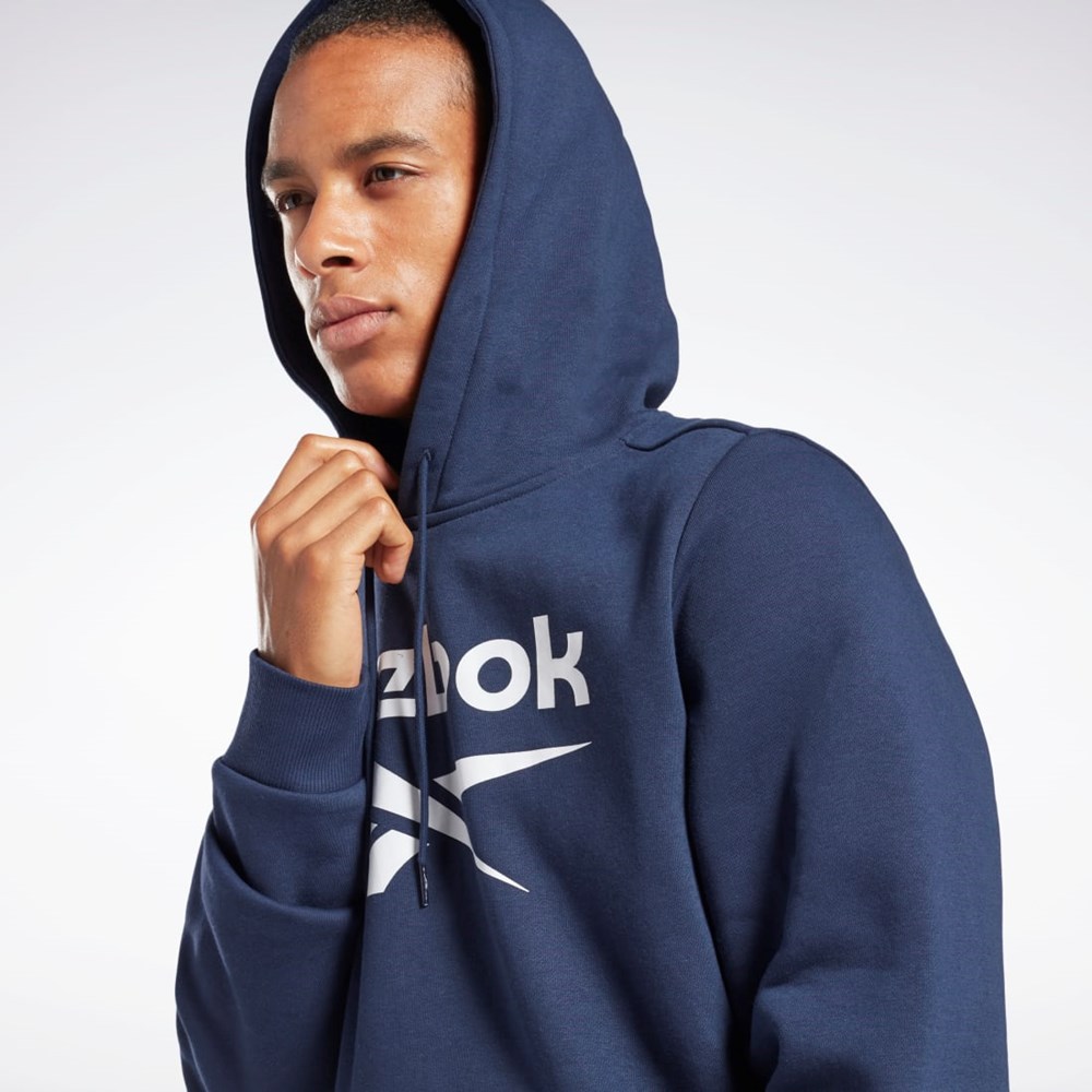 Reebok Reebok Identity Fleece Hoodie Vector Navy | GR1660