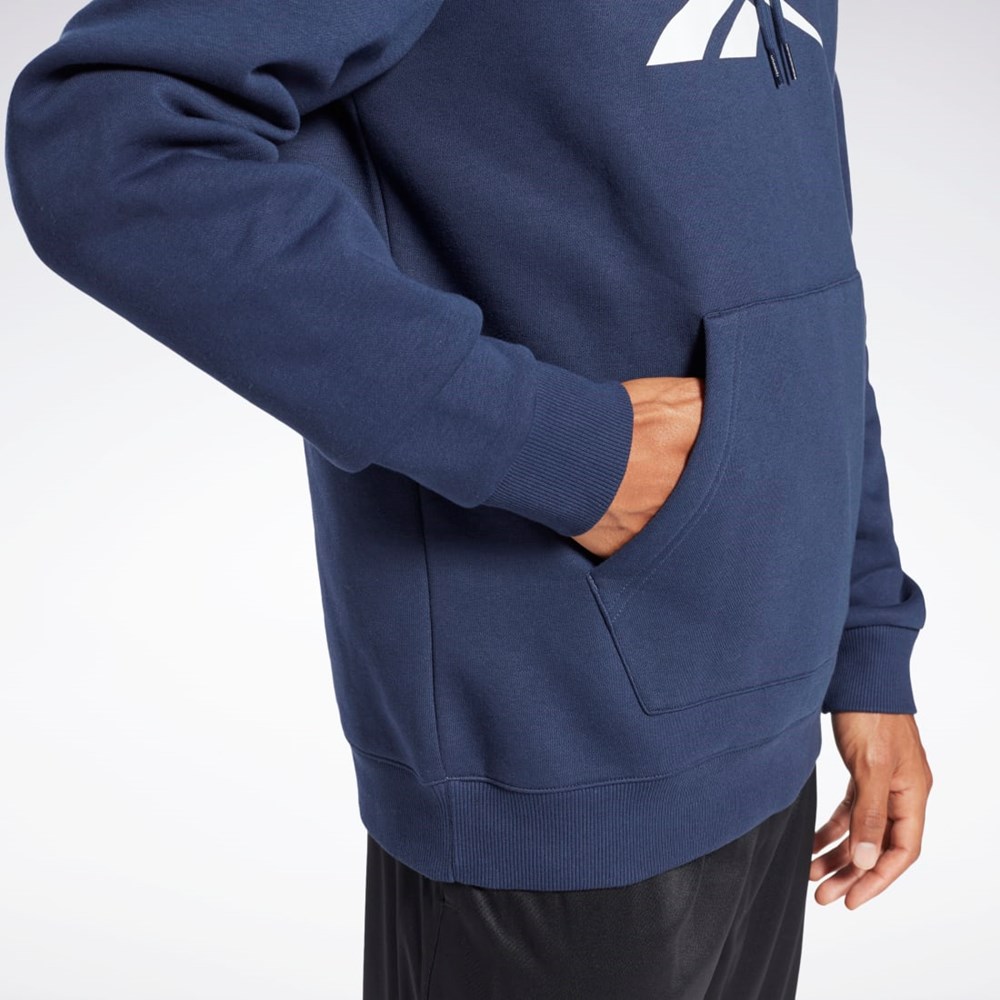 Reebok Reebok Identity Fleece Hoodie Vector Navy | GR1660