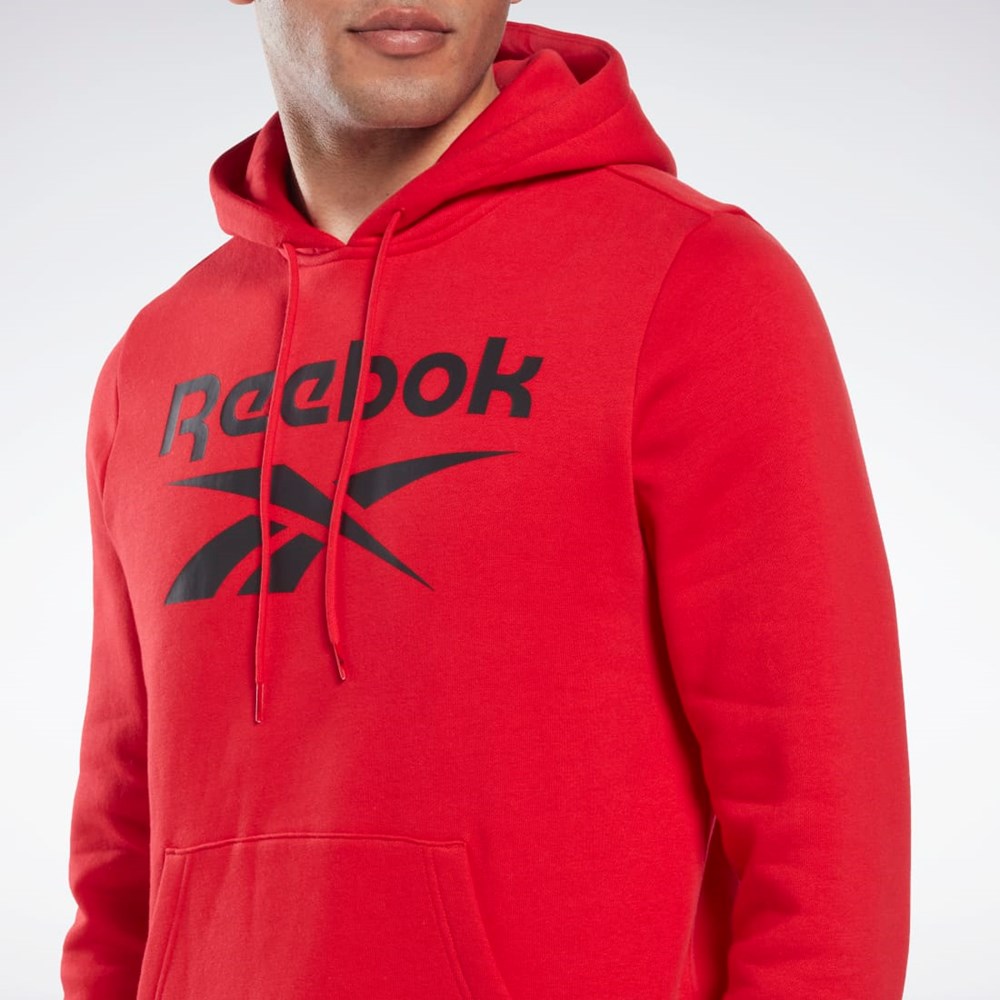 Reebok Reebok Identity Fleece Hoodie Vector Red / Black | HM5339