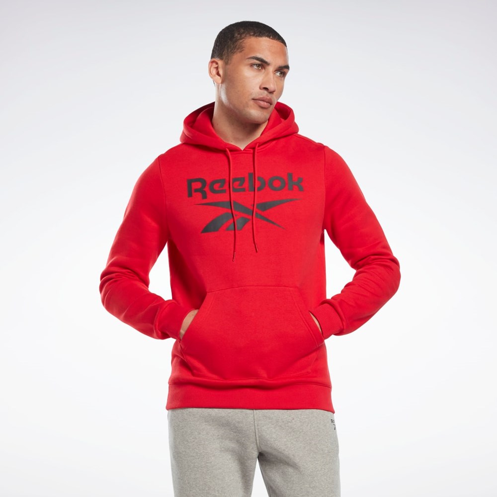 Reebok Reebok Identity Fleece Hoodie Vector Red / Black | HM5339