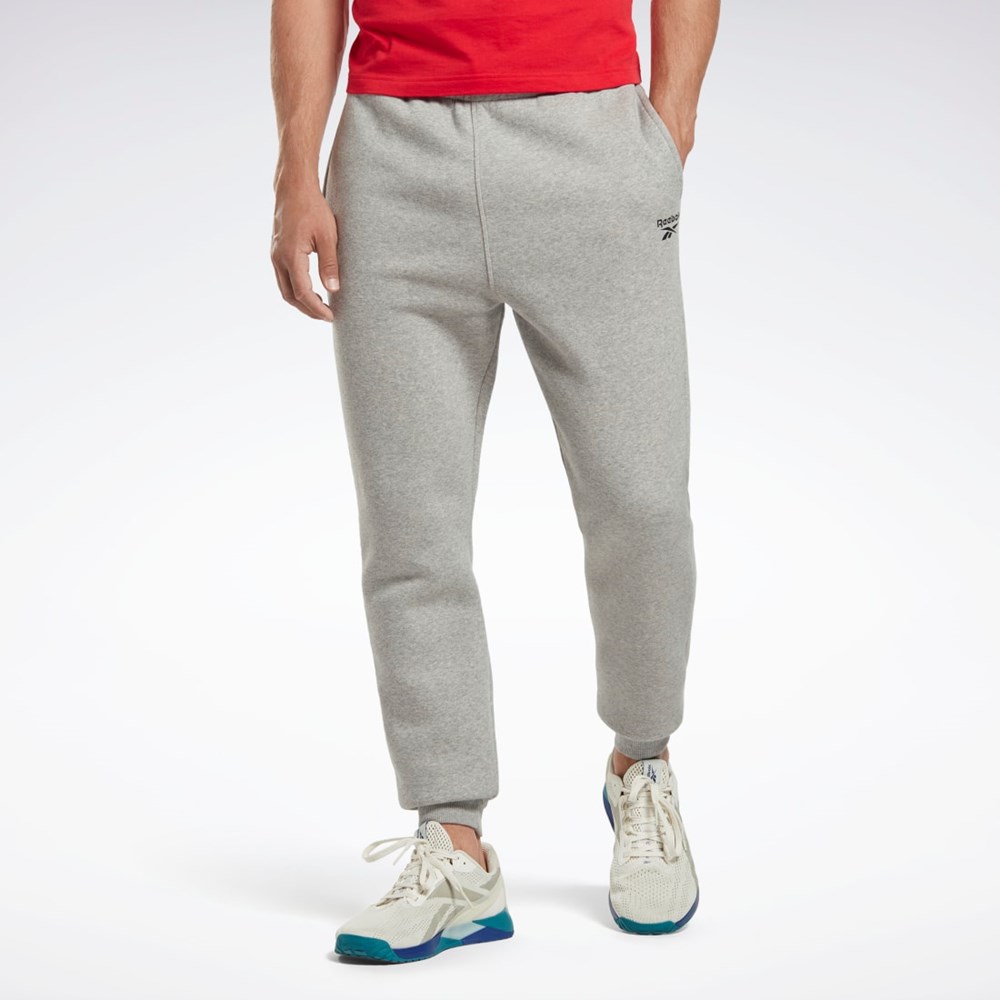 Reebok Reebok Identity Fleece Jogger Medium Grey Heather | HS7118