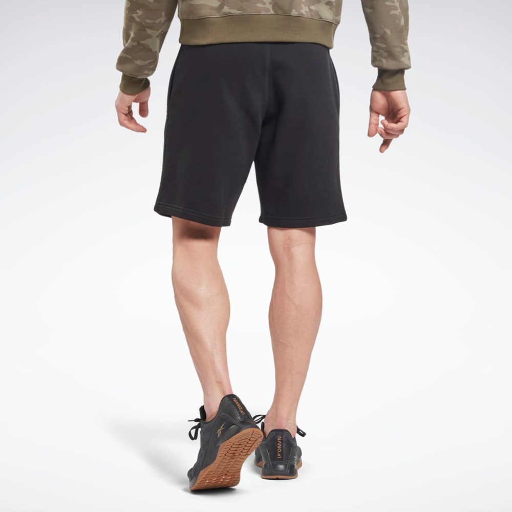 Reebok Reebok Identity Fleece Shorts Black | HG4453