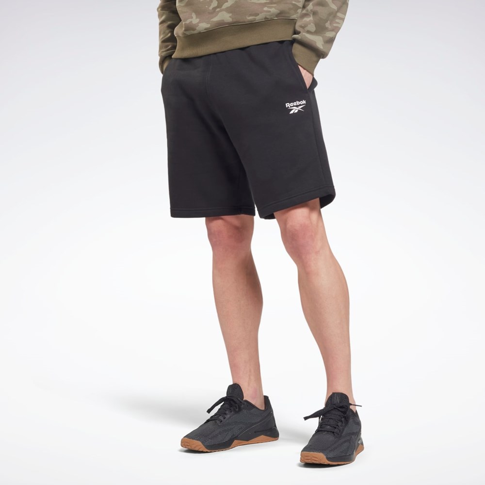 Reebok Reebok Identity Fleece Shorts Black | HG4453