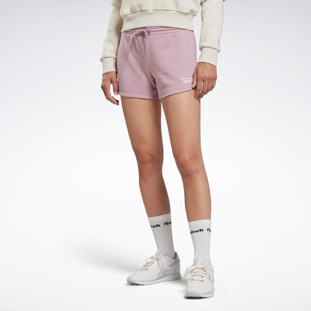 Reebok Reebok Identity French Terry Shorts Infused Lilac | HN6856