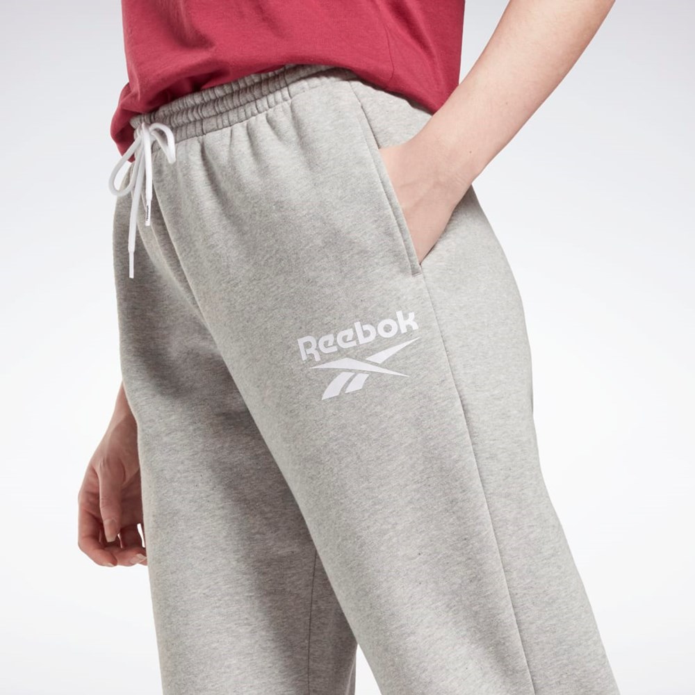 Reebok Reebok Identity Logo Fleece Joggers Medium Grey Heather | GR9375