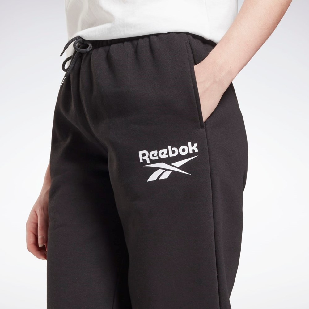 Reebok Reebok Identity Logo Fleece Joggers Black | GR9400