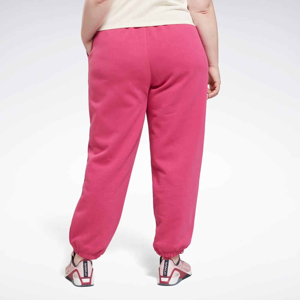 Reebok Reebok Identity Logo Fleece Joggers (Plus Size) Semi Proud Pink | HN4368