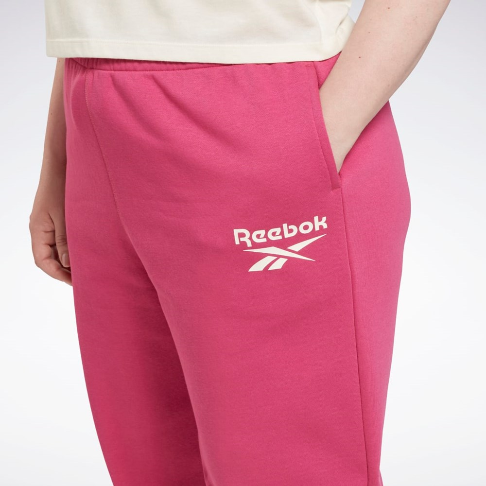 Reebok Reebok Identity Logo Fleece Joggers (Plus Size) Semi Proud Pink | HN4368