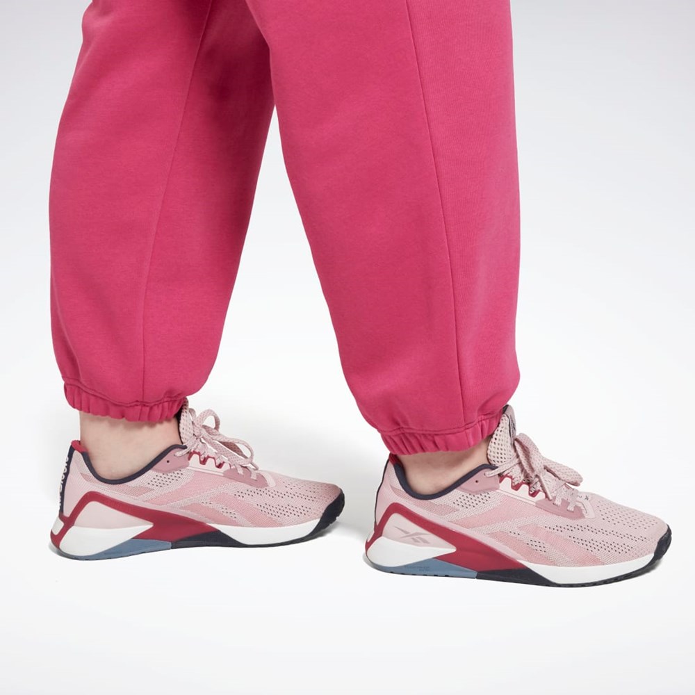 Reebok Reebok Identity Logo Fleece Joggers (Plus Size) Semi Proud Pink | HN4368