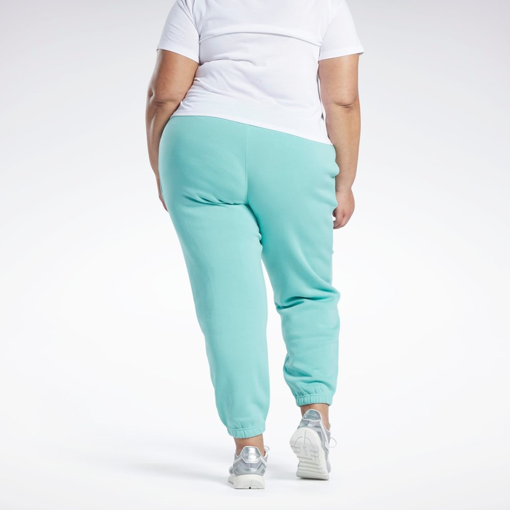 Reebok Reebok Identity Logo Fleece Joggers (Plus Size) Semi Classic Teal | HS0046