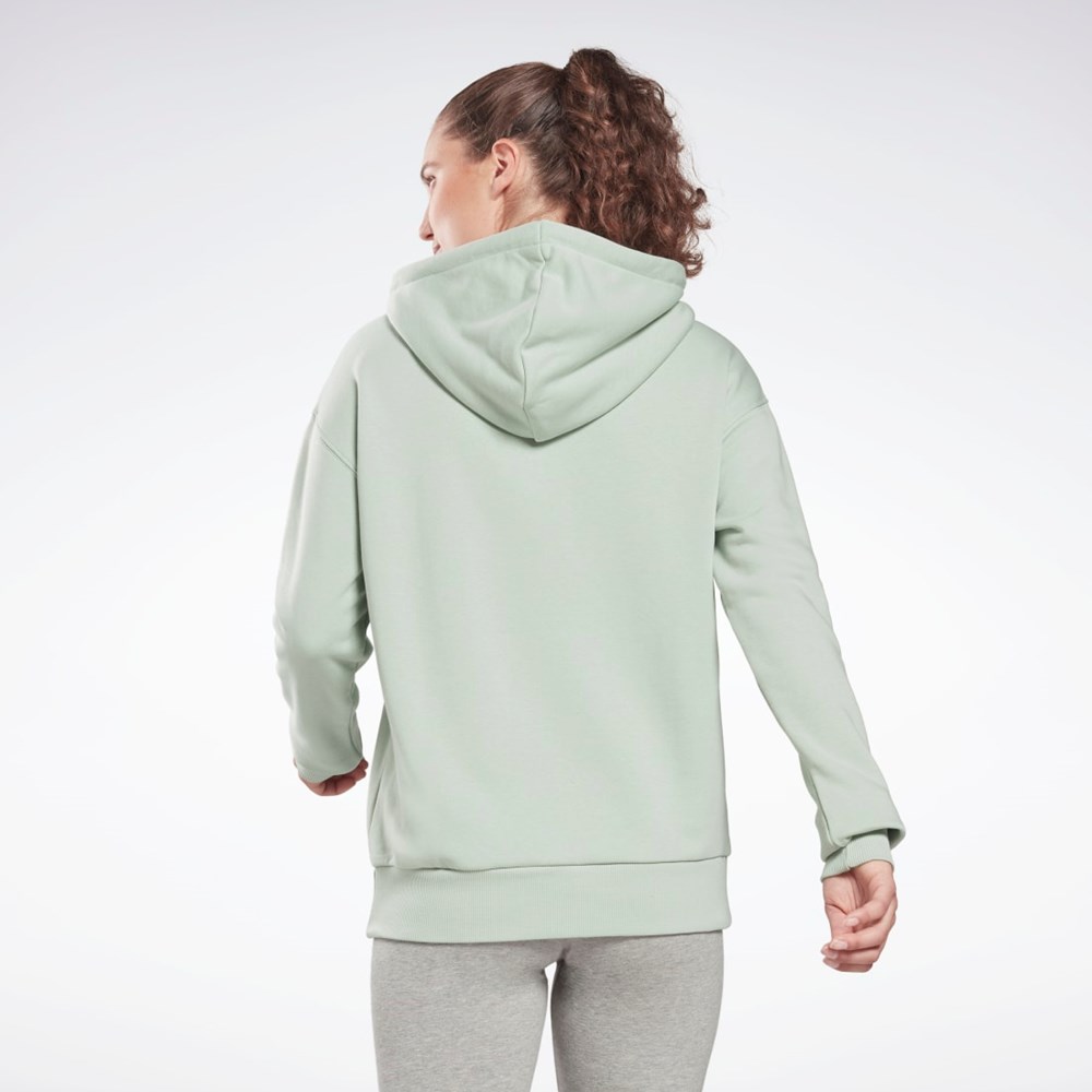 Reebok Reebok Identity Logo French Terry Hoodie Light Sage | HB2295