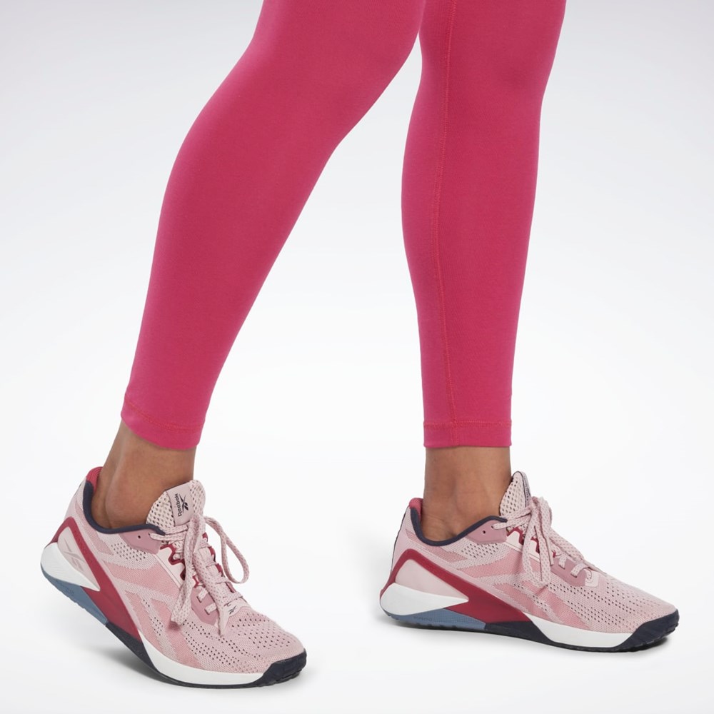 Reebok Reebok Identity Logo Leggings Semi Proud Pink | HK6818