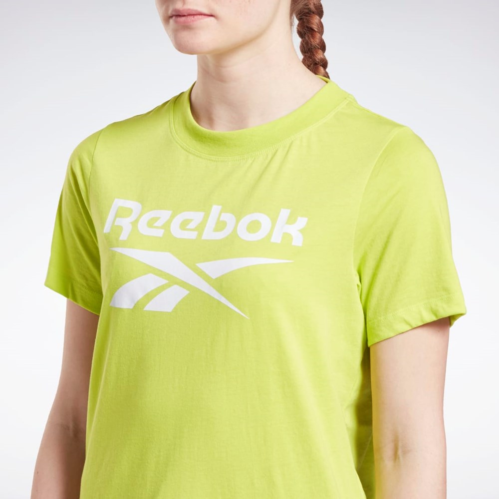 Reebok Reebok Identity Logo T-Shirt Acid Yellow | GR9383