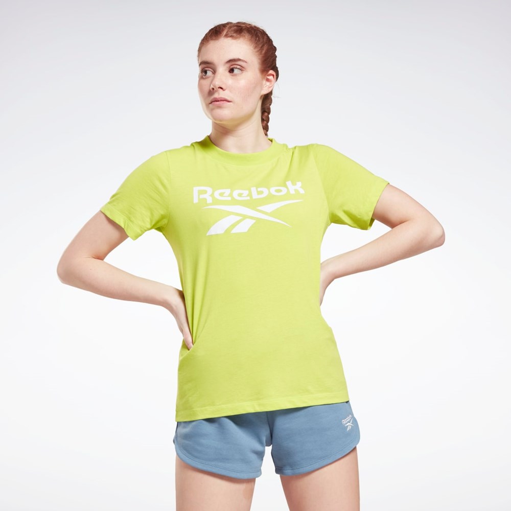 Reebok Reebok Identity Logo T-Shirt Acid Yellow | GR9383