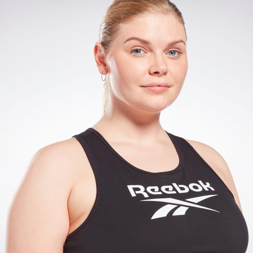 Reebok Reebok Identity Sports Bra (Plus Size) Black | GM5116