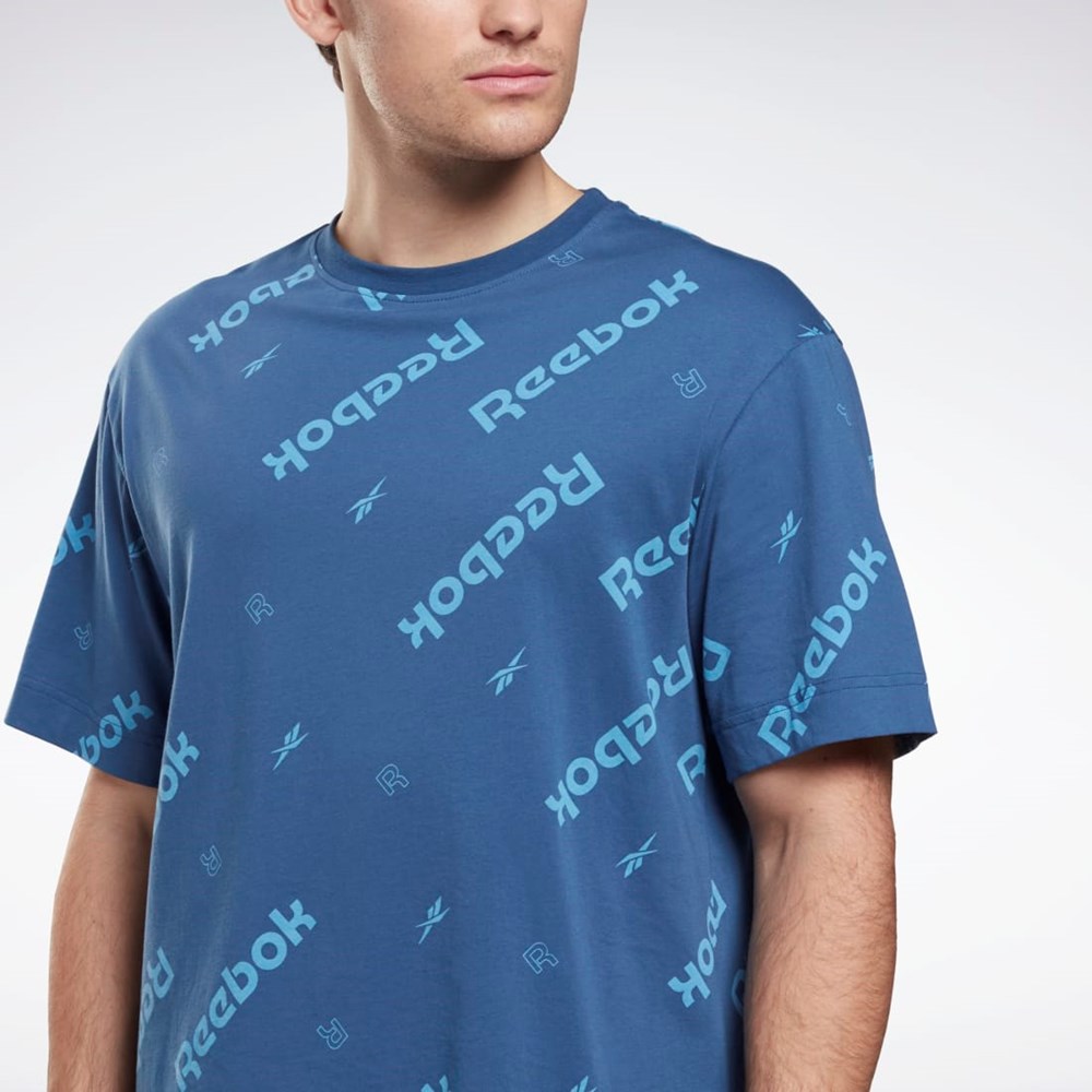 Reebok Reebok Identity T-Shirt Batik Blue | HB2146