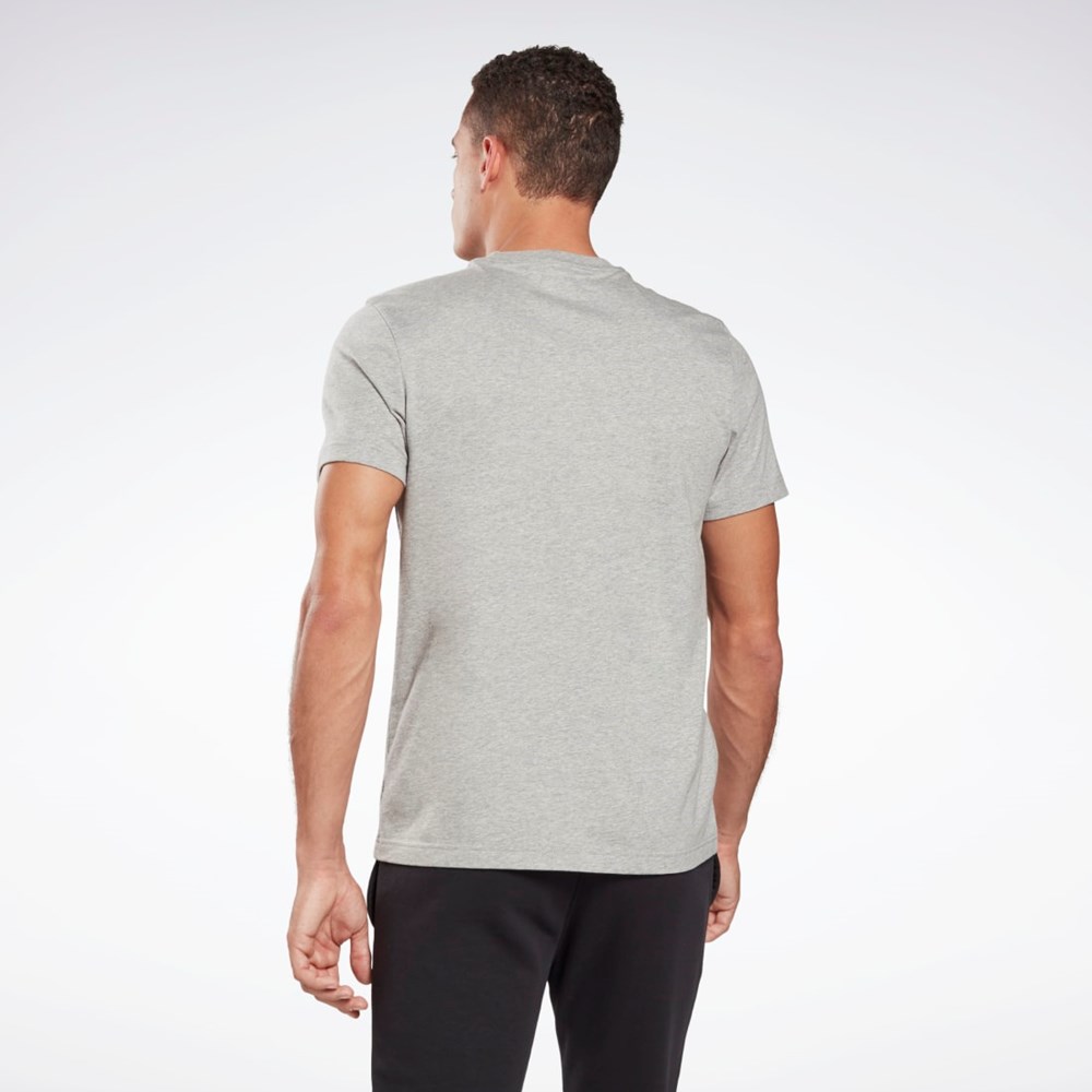 Reebok Reebok Identity T-Shirt Medium Grey Heather | GJ0640