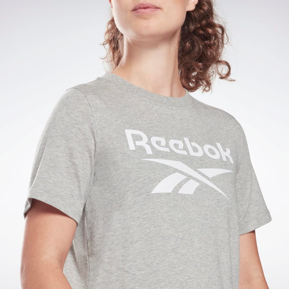 Reebok Reebok Identity T-Shirt Medium Grey Heather | HB2272