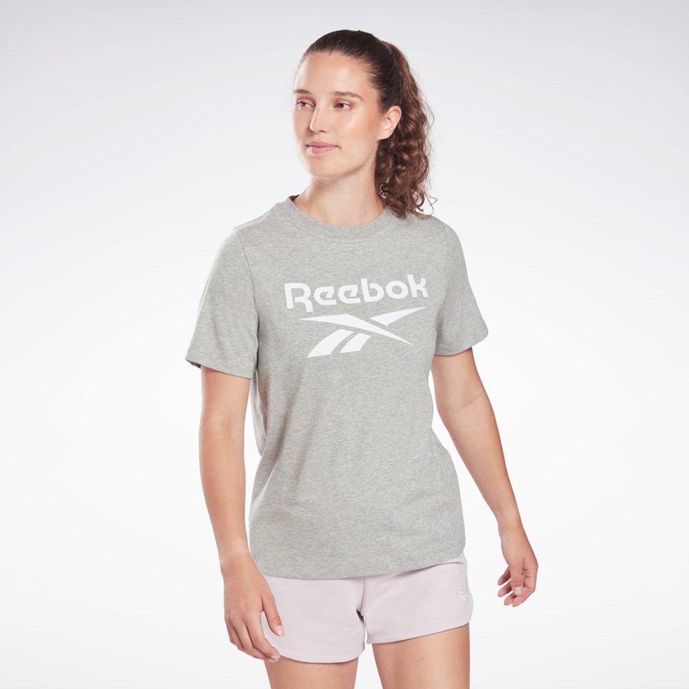 Reebok Reebok Identity T-Shirt Medium Grey Heather | HB2272