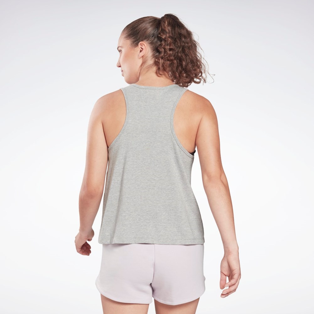 Reebok Reebok Identity Tank Top Medium Grey Heather | HB2267