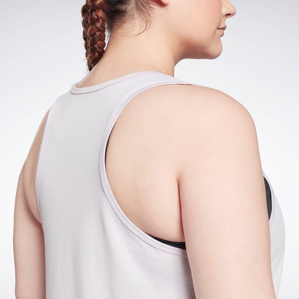 Reebok Reebok Identity Tank Top (Plus Size) Quartz Glow | H62518