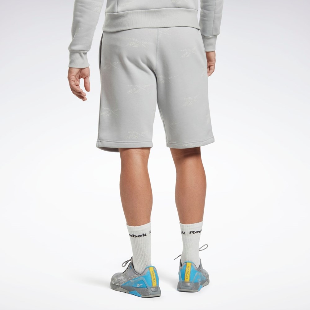 Reebok Reebok Identity Vector Fleece Shorts Pure Grey 3 | HN6885