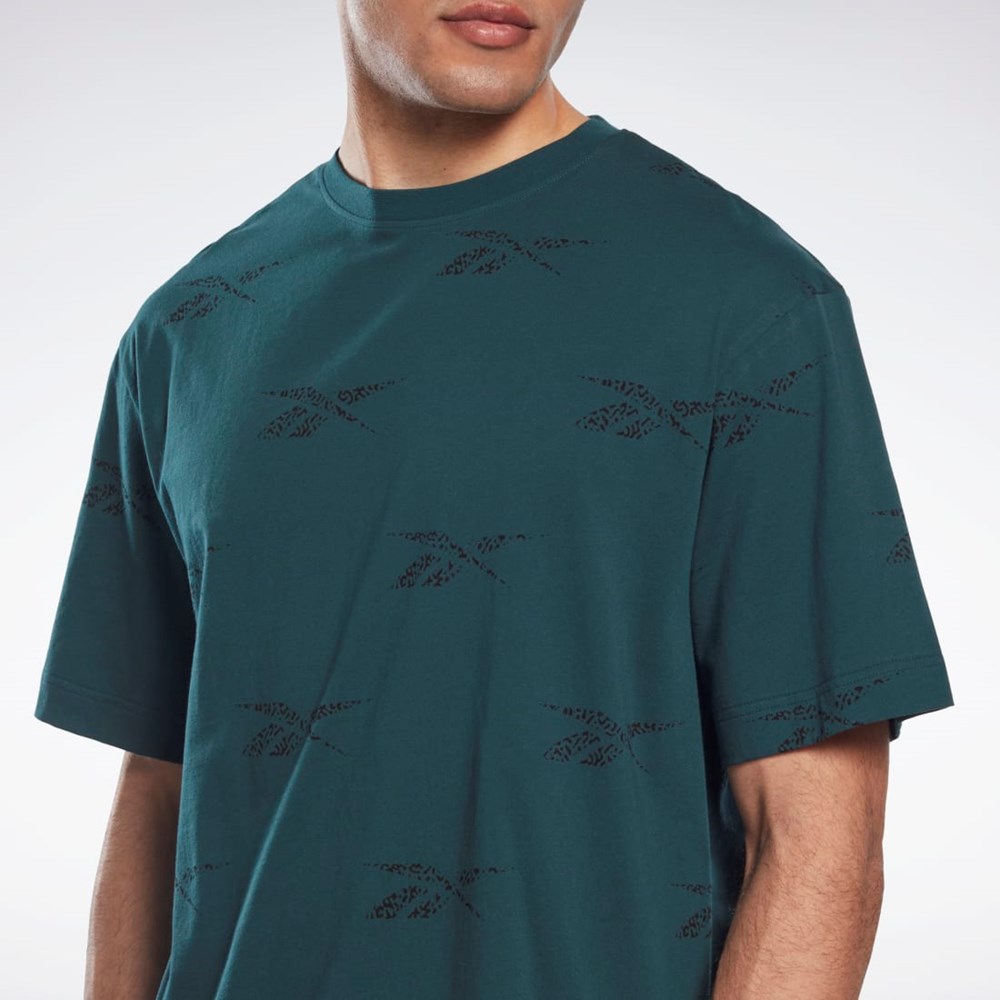 Reebok Reebok Identity Vector T-Shirt Forest Green | HM9318