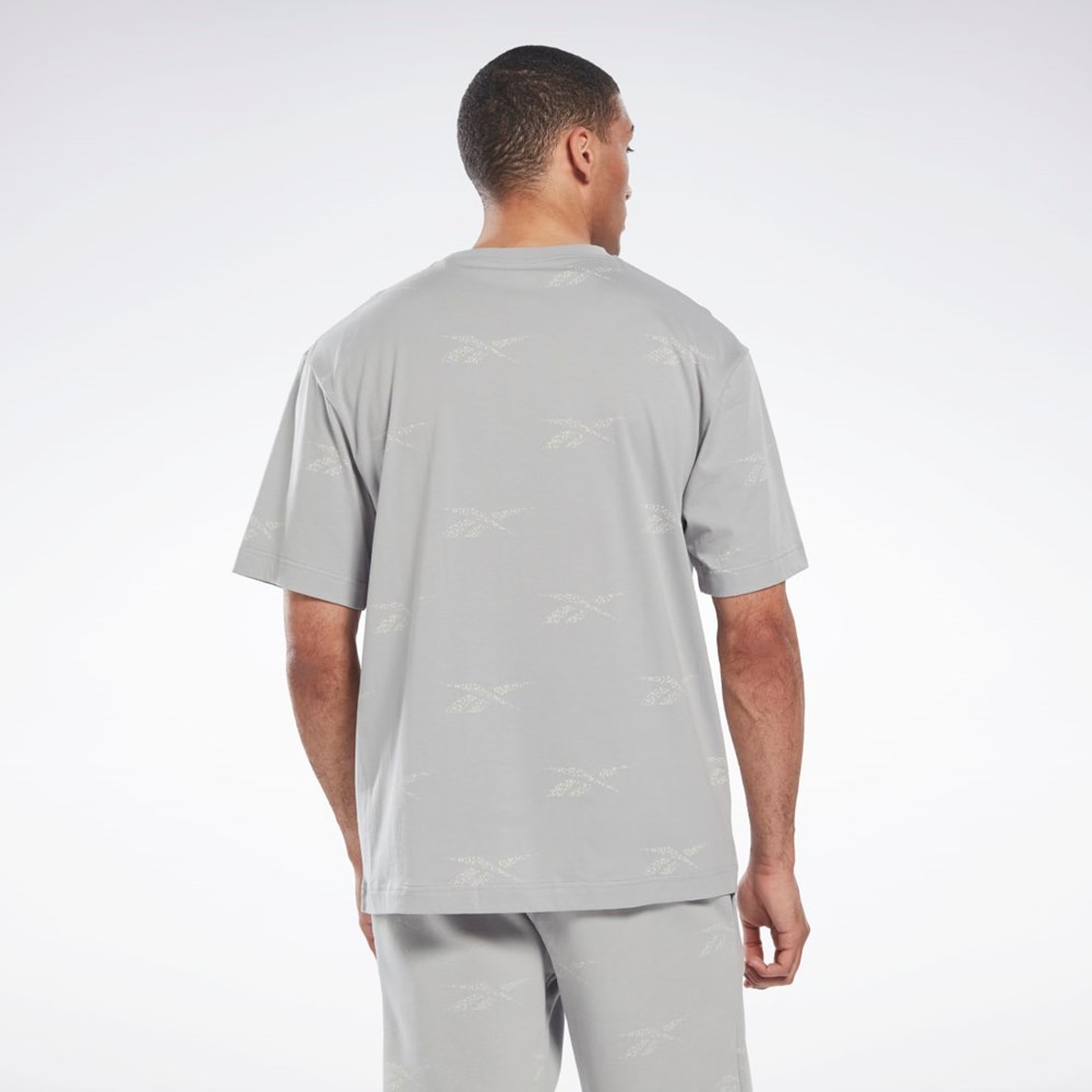 Reebok Reebok Identity Vector T-Shirt Pure Grey 3 | HN6886