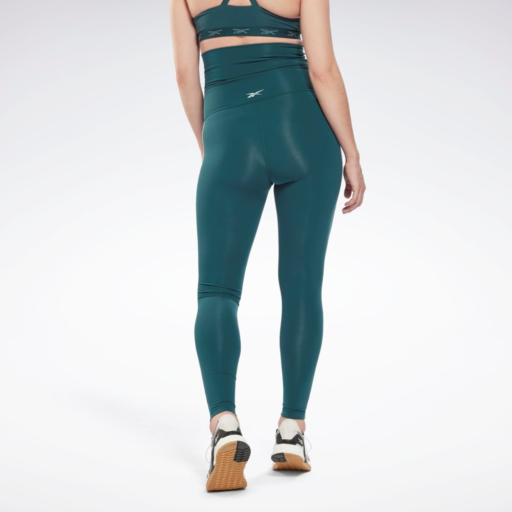 Reebok Reebok Lux 2.0 Maternity Leggings Forest Green | HK6971