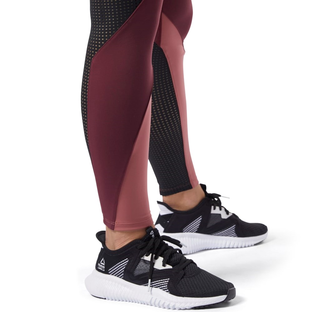 Reebok Reebok Lux 2 Leggings Maroon / Rose Dust | EC5884