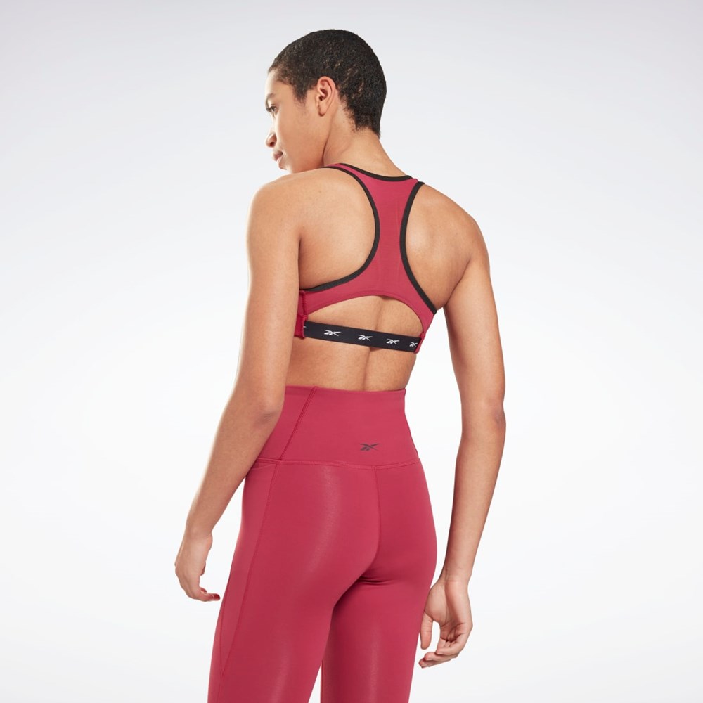 Reebok Reebok Lux Racer Vector Sports Bra Punch Berry | GU3251