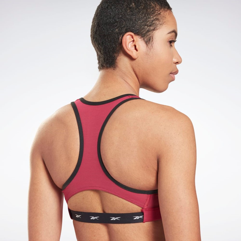 Reebok Reebok Lux Racer Vector Sports Bra Punch Berry | GU3251