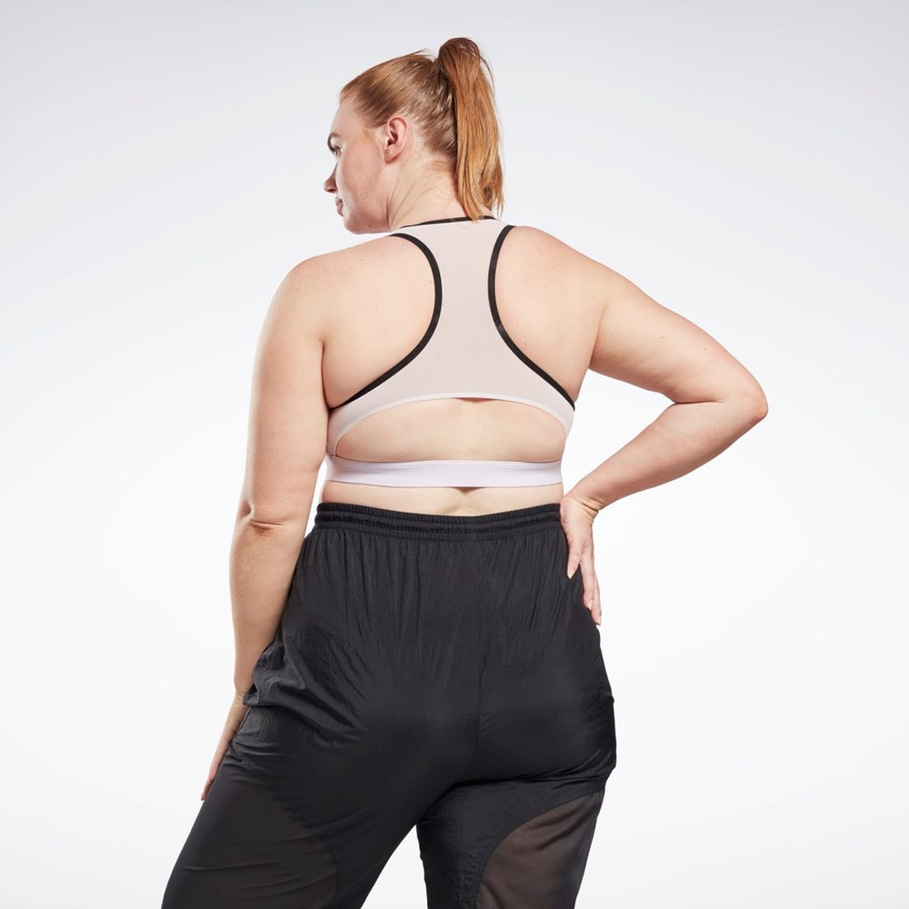 Reebok Reebok Lux Vector Racer Sports Bra (Plus Size) Quartz Glow | H64900