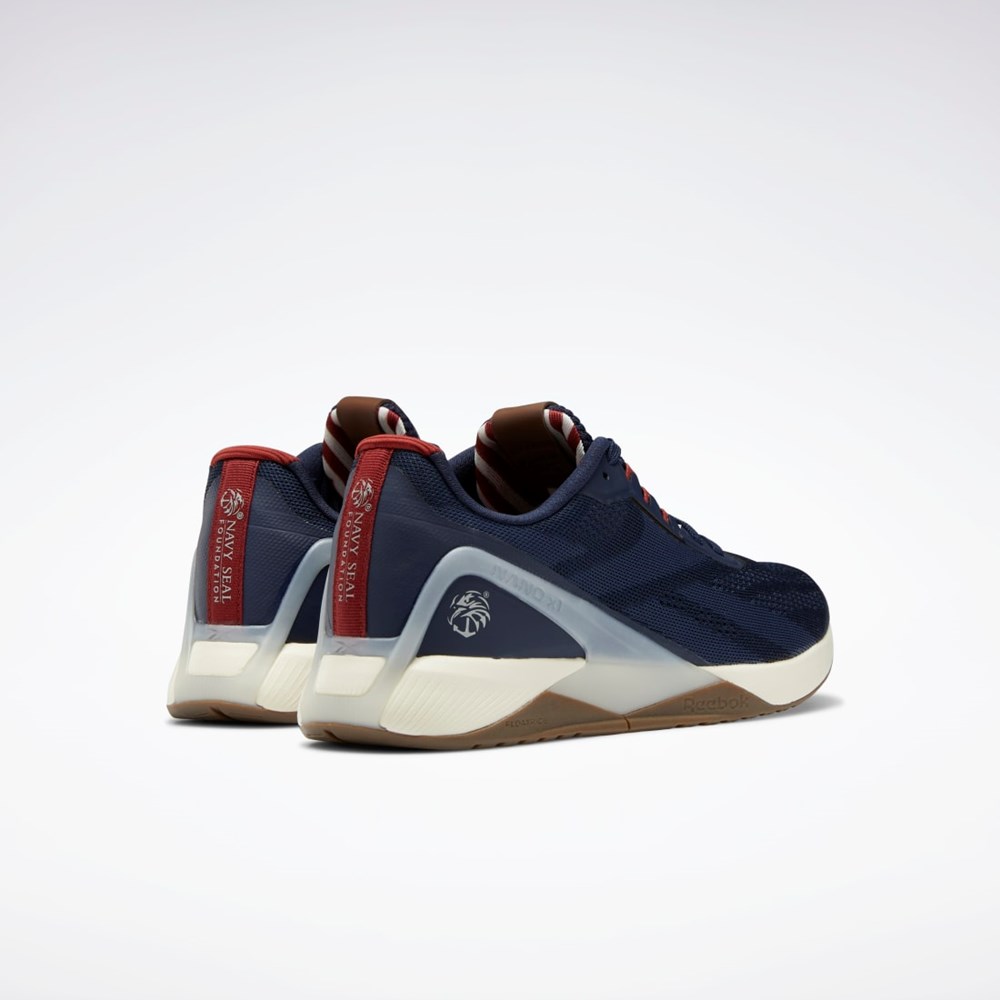 Reebok Reebok Nano X1 Shoes Vector Navy / Red Ember / Classic White | GZ1811