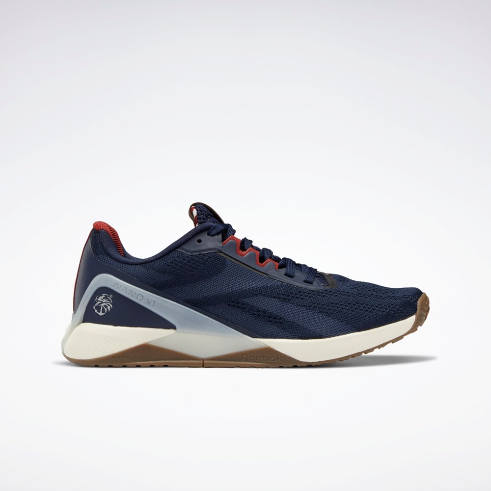 Reebok Reebok Nano X1 Shoes Vector Navy / Red Ember / Classic White | GZ1811