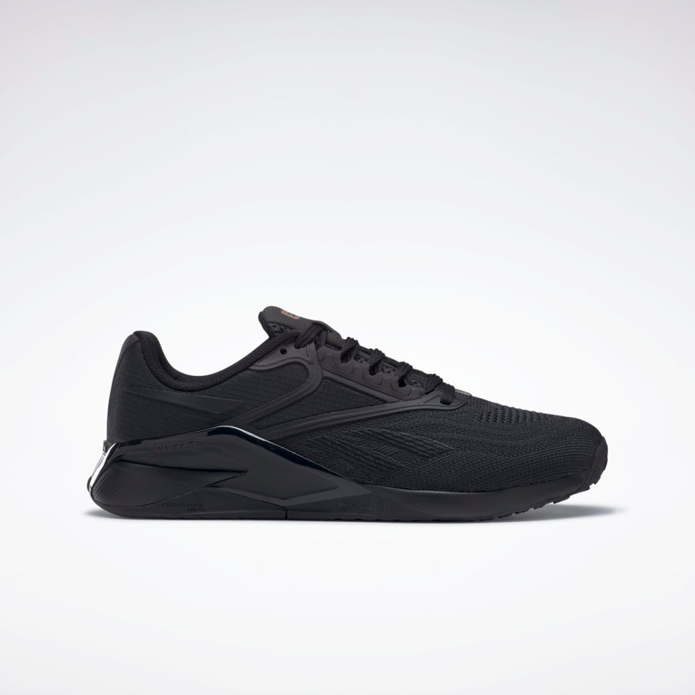 Reebok Reebok Nano X2 Training Shoes Core Black / Pure Grey 7 / Matte Gold | GX9916