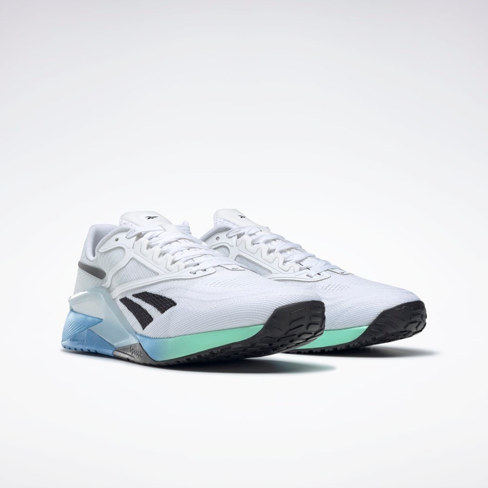 Reebok Reebok Nano X2 Training Shoes Ftwr White / Essential Blue / Hint Mint | GZ0886