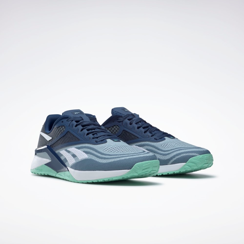 Reebok Reebok Nano X2 Training Shoes Gable Grey / Batik Blue / Hint Mint | GX8758