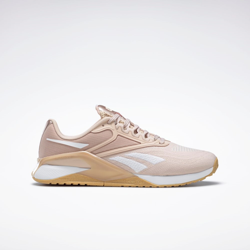 Reebok Reebok Nano X2 Training Shoes Soft Ecru / Ftwr White / Rose Gold | FZ5697