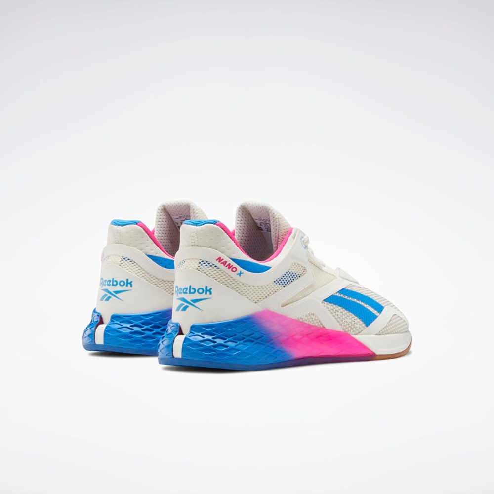 Reebok Reebok Nano X Training Shoes WHITE / Proud Pink / Horizon Blue | FX7956