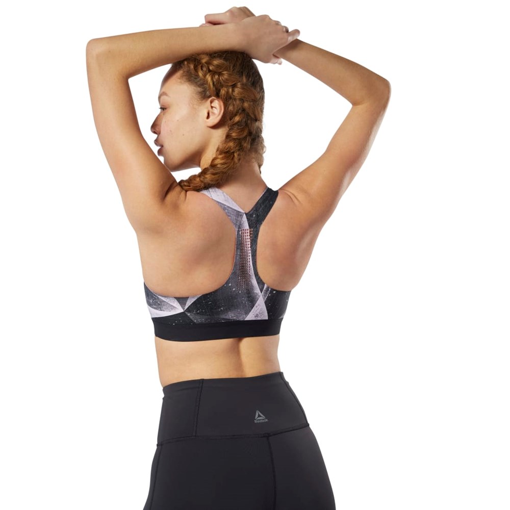 Reebok Reebok PureMove Bra - Shattered Ice Motion Sense ™ Black | DY8074