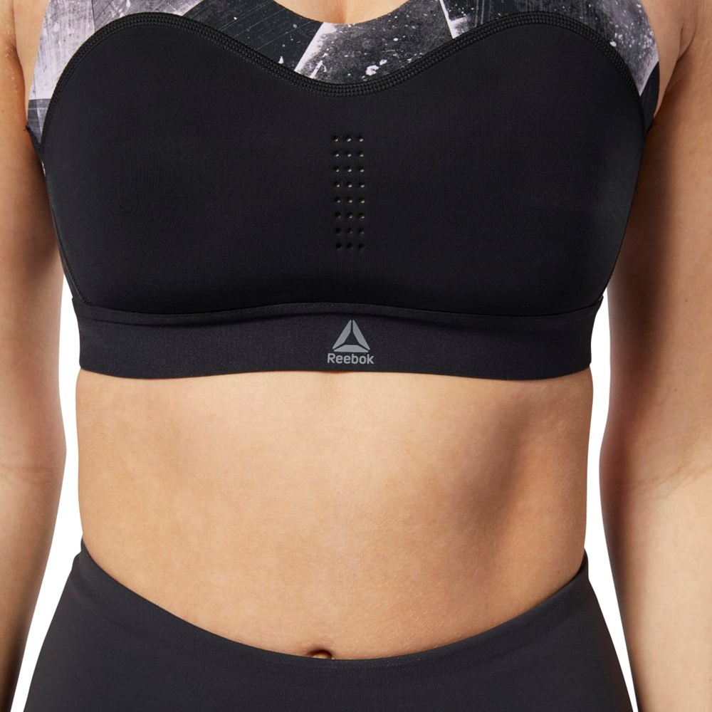 Reebok Reebok PureMove Bra - Shattered Ice Motion Sense ™ Black | DY8074