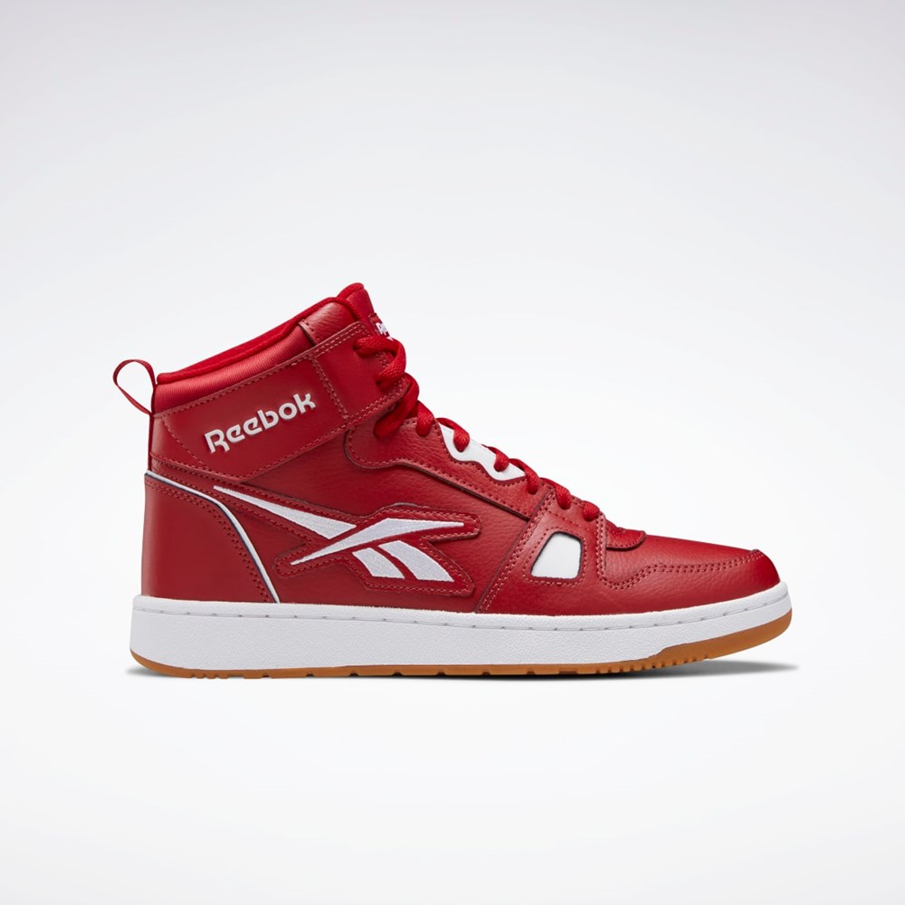 Reebok Reebok Resonator Mid Basketball Shoes Flash Red / Flash Red / Ftwr White | GY6294