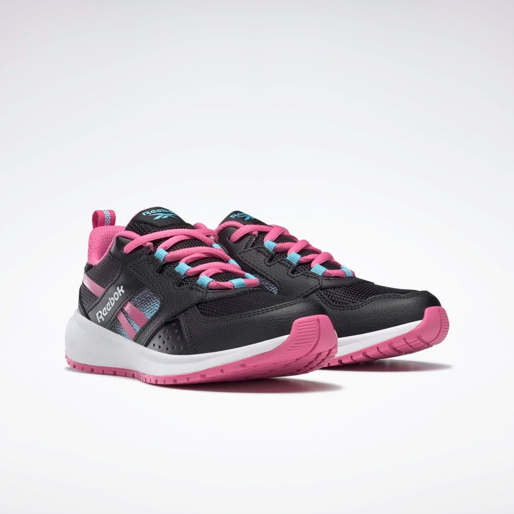 Reebok Reebok Road Supreme 2 Shoes - Preschool Core Black / True Pink / Digital Blue | G57454