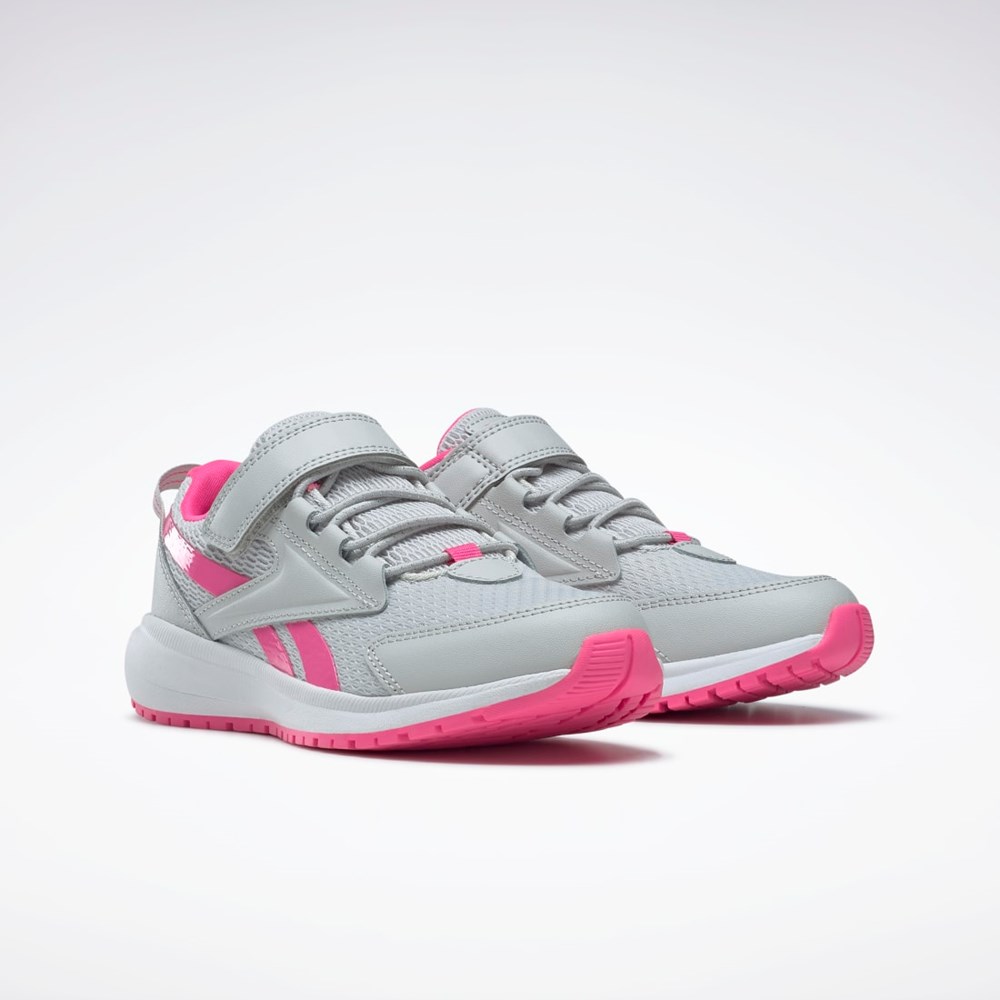 Reebok Reebok Road Supreme 3 Shoes - Preschool Pure Grey 2 / Atomic Pink / Ftwr White | GX3996