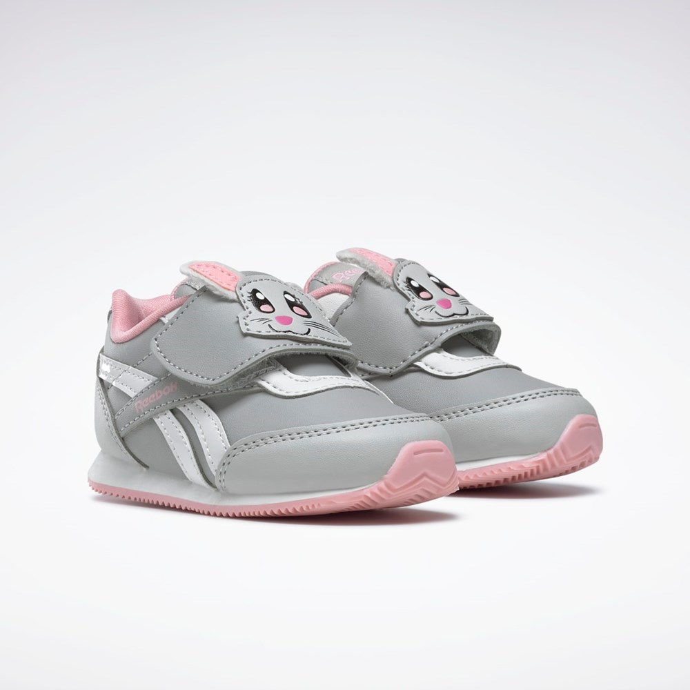 Reebok Reebok Royal Classic Jogger 2 KC Shoes - Toddler Pure Grey 3 / Pure Grey 2 / Pink Glow | GW3770