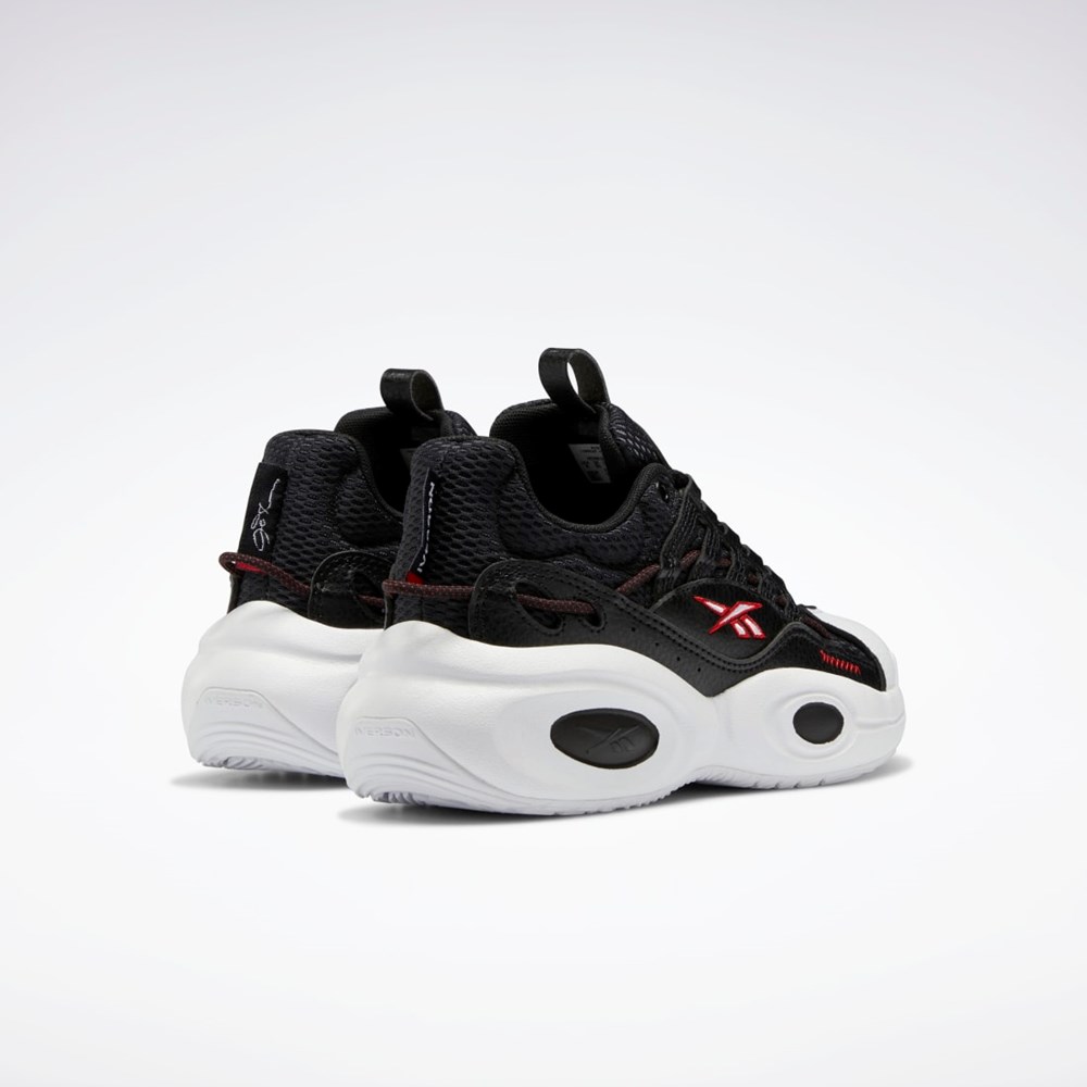 Reebok Reebok Solution Mid Basketball Shoes - Grade School Core Black / Ftwr White / Vector Red | GY9871