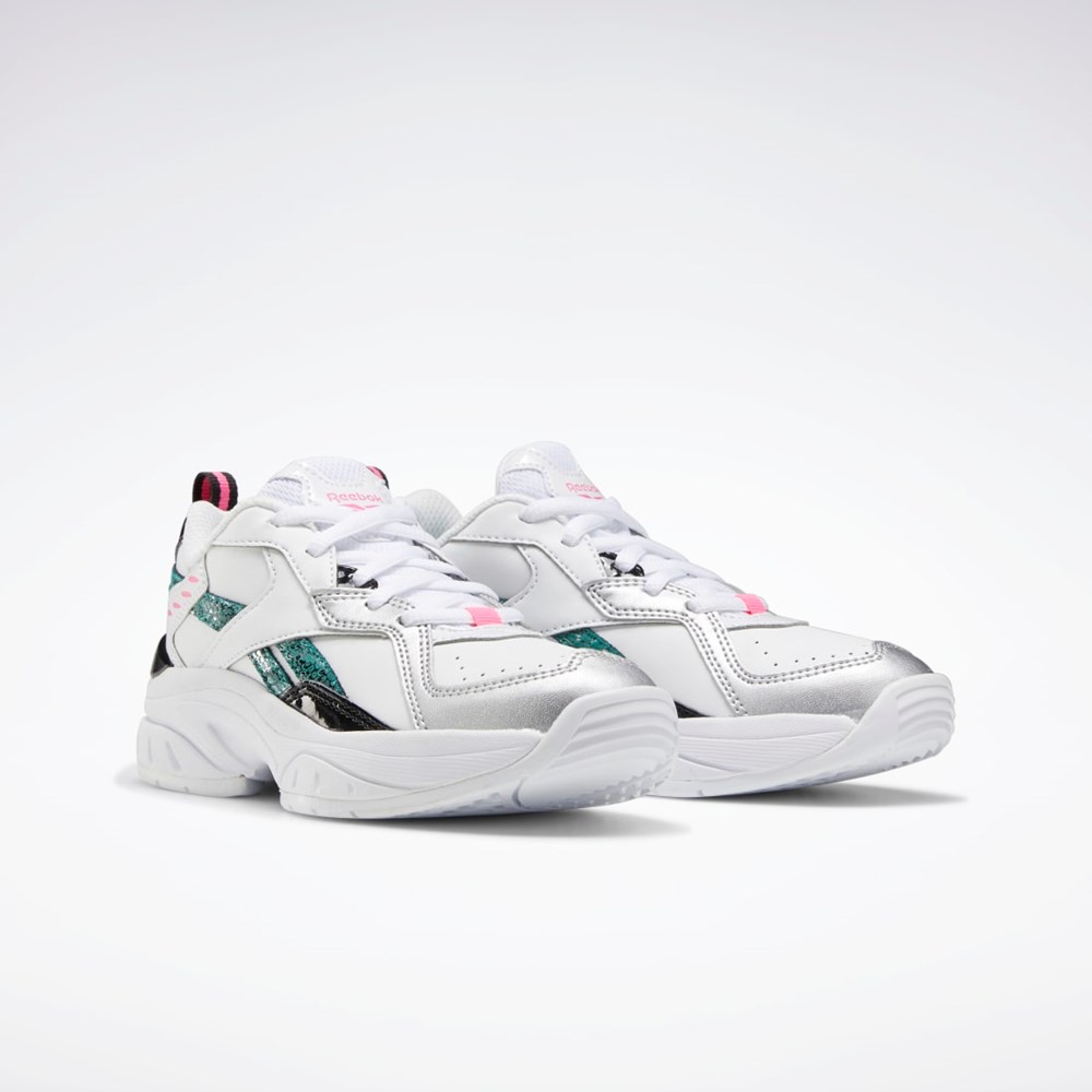 Reebok Reebok Xeona Shoes - Preschool White / Black / Totally Teal | FW8432