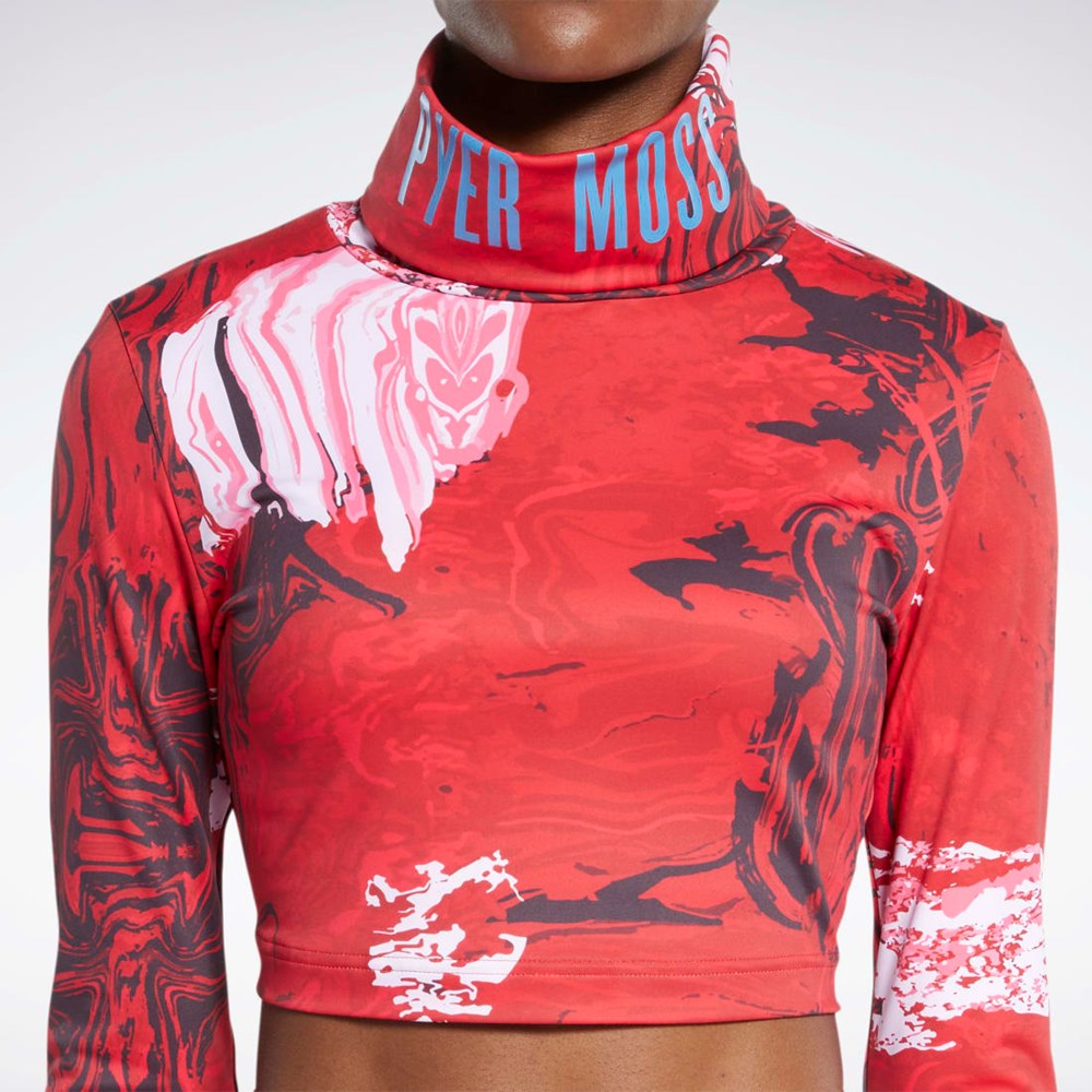 Reebok Reebok by Pyer Moss Long Sleeve T-Shirt Primal Red | HE6028